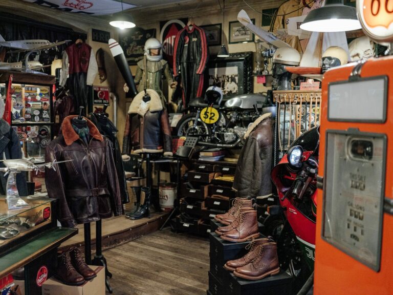 Gasoline Alley Store - Paradise for Bikers and Vintage Clothing enthusiasts