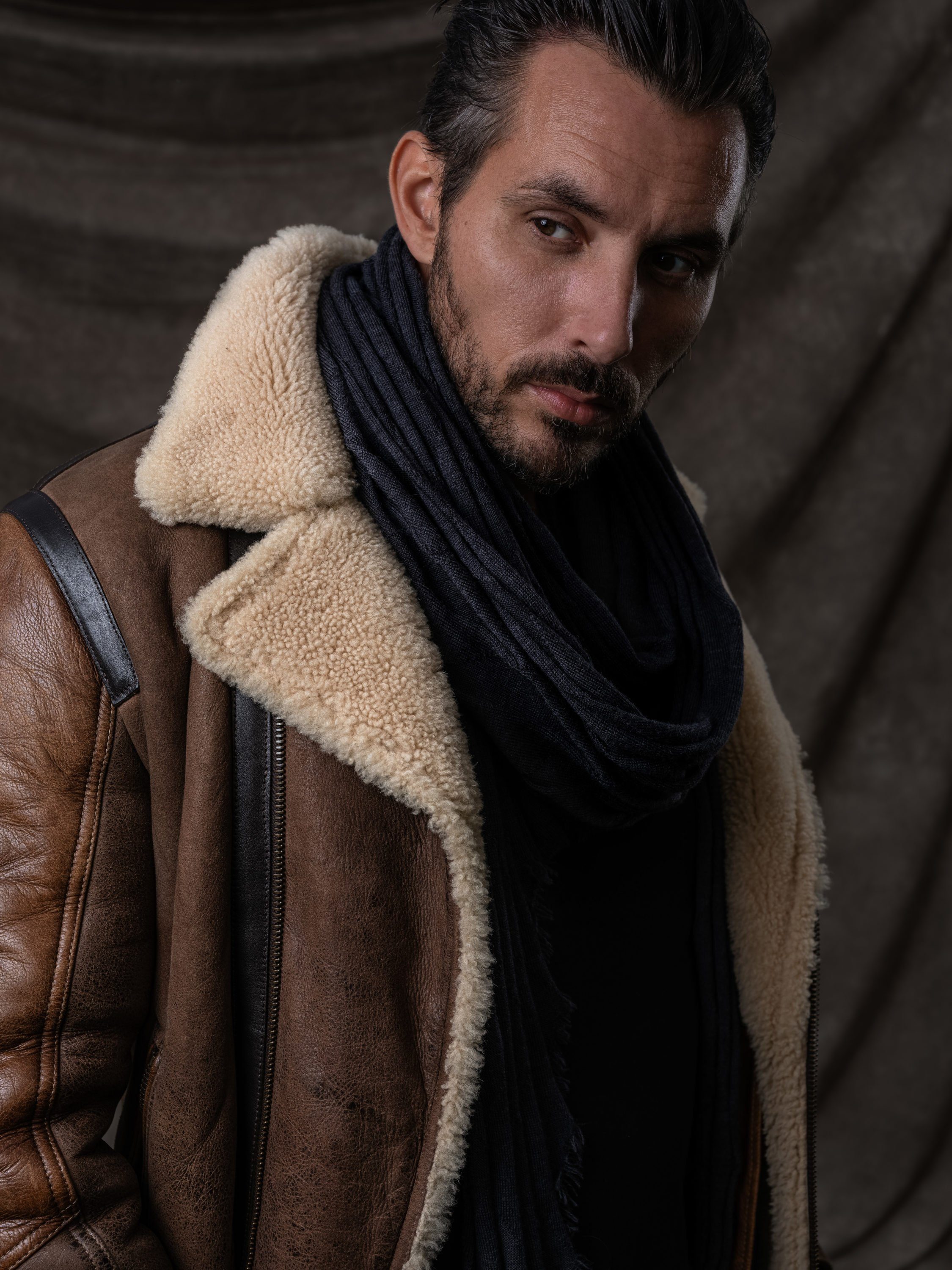 Shearling Leather Jackets, Clothes and Shoes for cold winter days