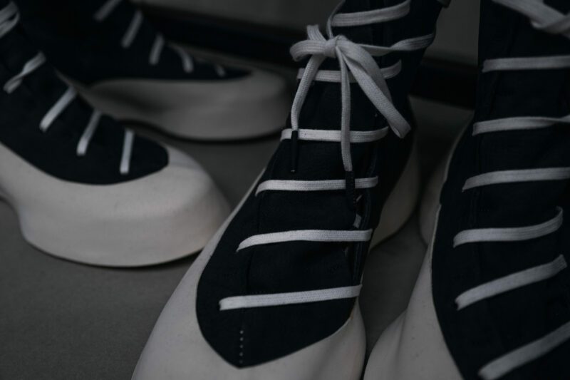 Leon Emanuel Blanck Distortion Featherweight High Top Artisanal Avant Garde Sneakers - Iconic Avant-garde Sneakers