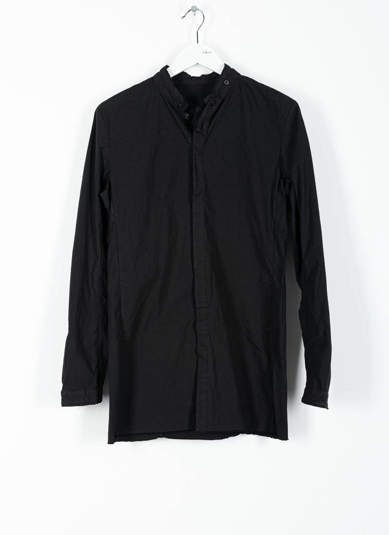 BORIS BIDJAN SABERI SHIRT1, black, 84% CO / 11% LI / 5% EA (F1501M)