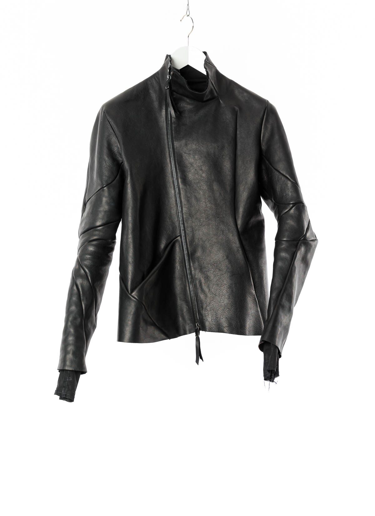 LEON EMANUEL BLANCK Classic Distortion L Jacket, black, horse leather