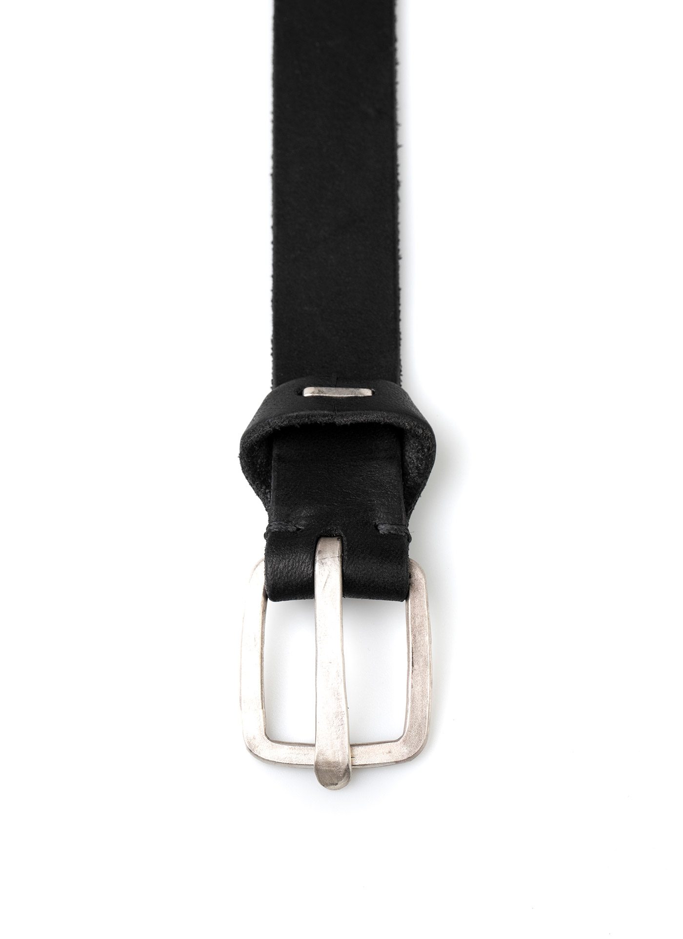 M.A+ by M. Amadei Q buckle clean med belt EQ1C, black, cow