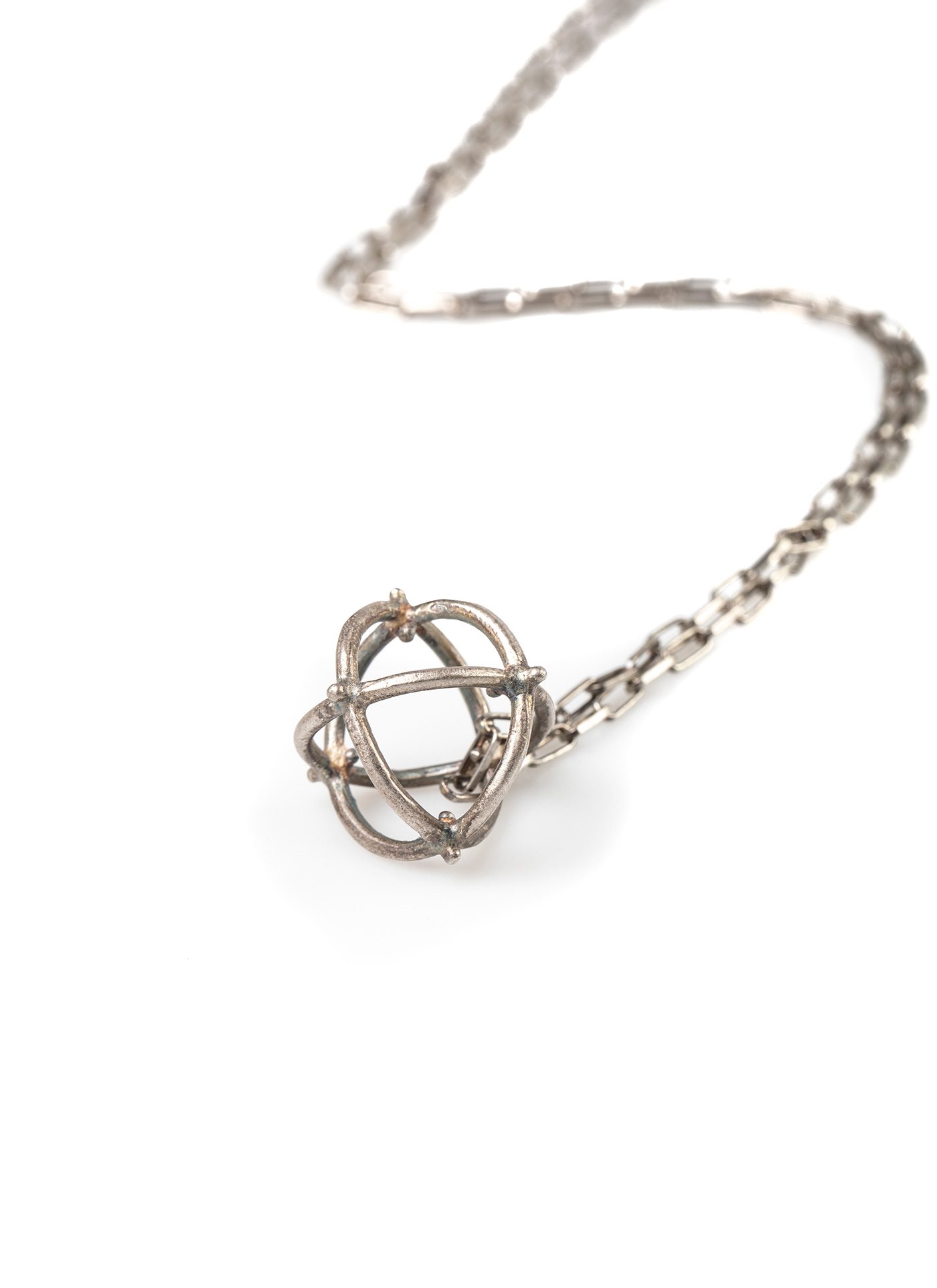 アクセサリー m.a+ globe necklace with silver chain M.A+ by M. Amadei 