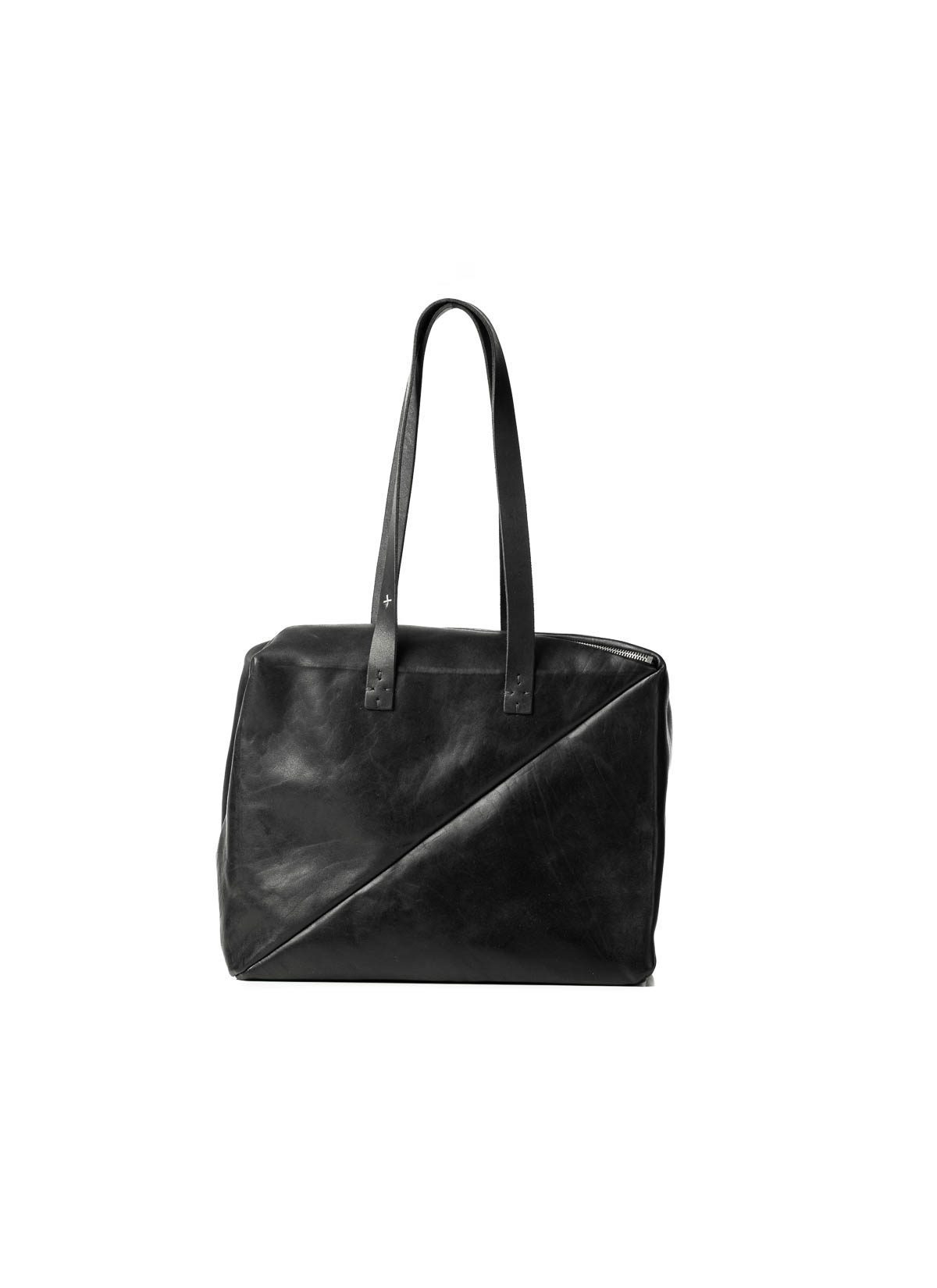 hide-m  m.a+ Maurizio Amadei - Zipped Sack BS100, black cow leather