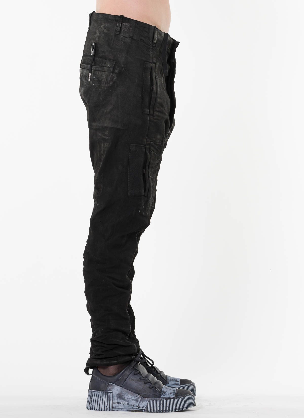 BORIS BIDJAN SABERI P24, black, 98% CO / 2% PU (F1603K)