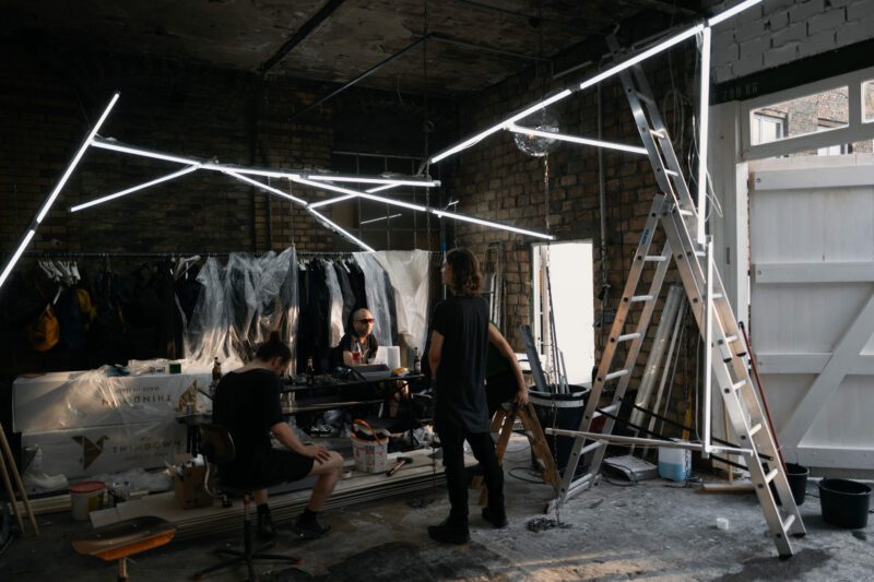 Leon Emanuel Blanck Showroom Berlin under construction Summer 2022