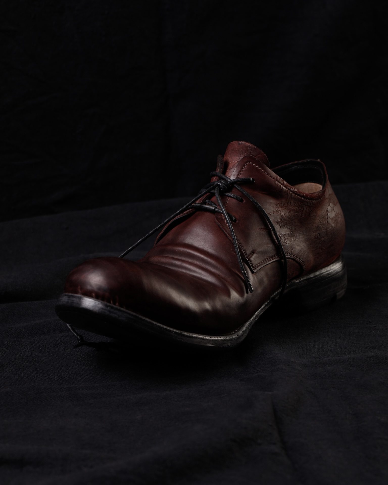 LAYER-0 Classic Derby Shoe 1.5 H7 GY, dark red, shell cordovan rev LAYER-0 Classic Derby Shoe 1.5 H7 GY, dark red, shell cordovan rev