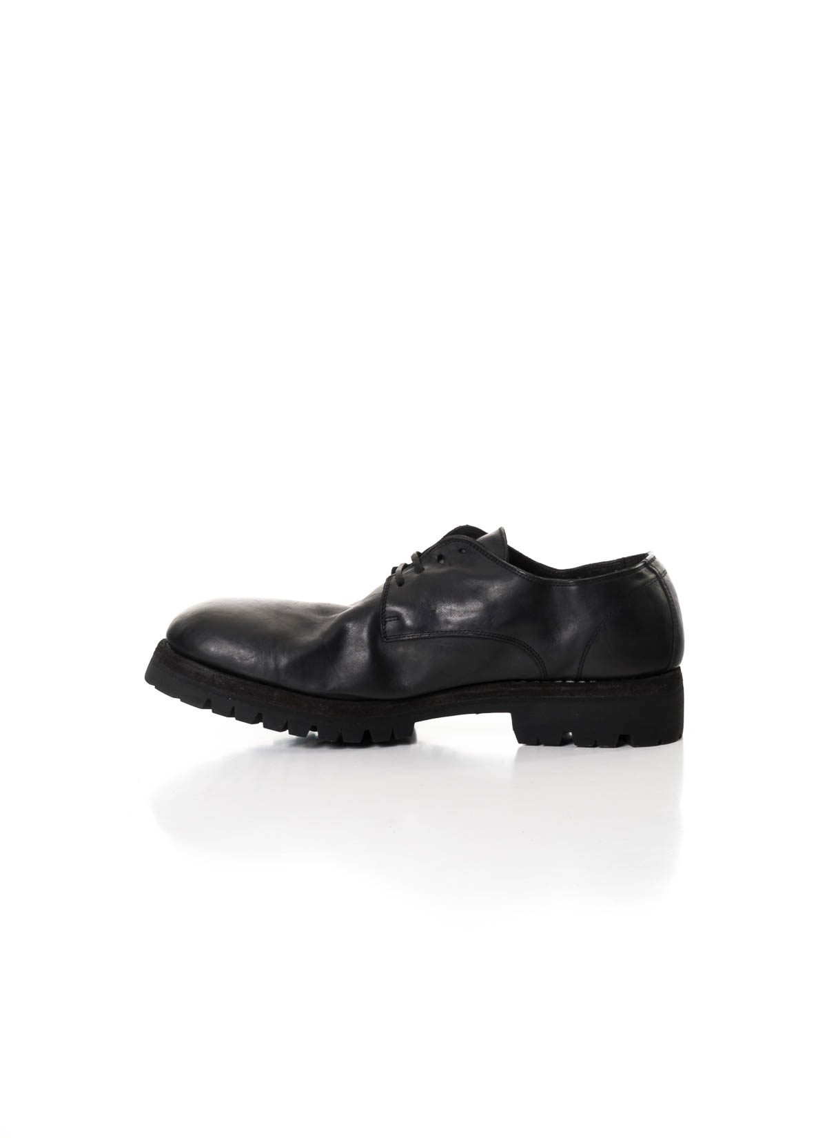 Black Leather Saddle Shoes - Fiddle-waist Soles - VLAD by Civardi