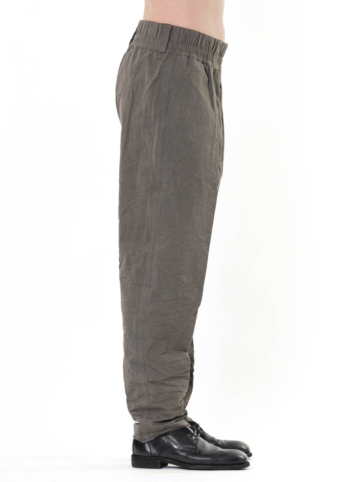TAICHI MURAKAMI Coin Cargo L/C Pants - reversible, medium grey, cotton