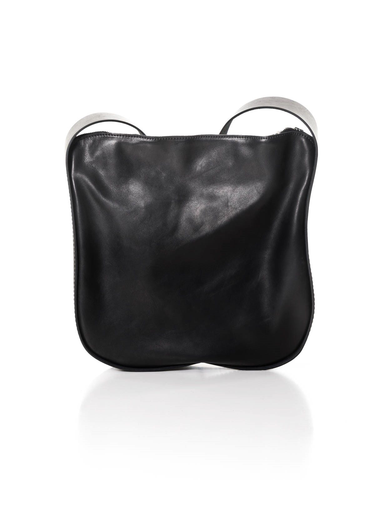 GUIDI RD02 Medium Leather Hobo Bag, black, horse leather