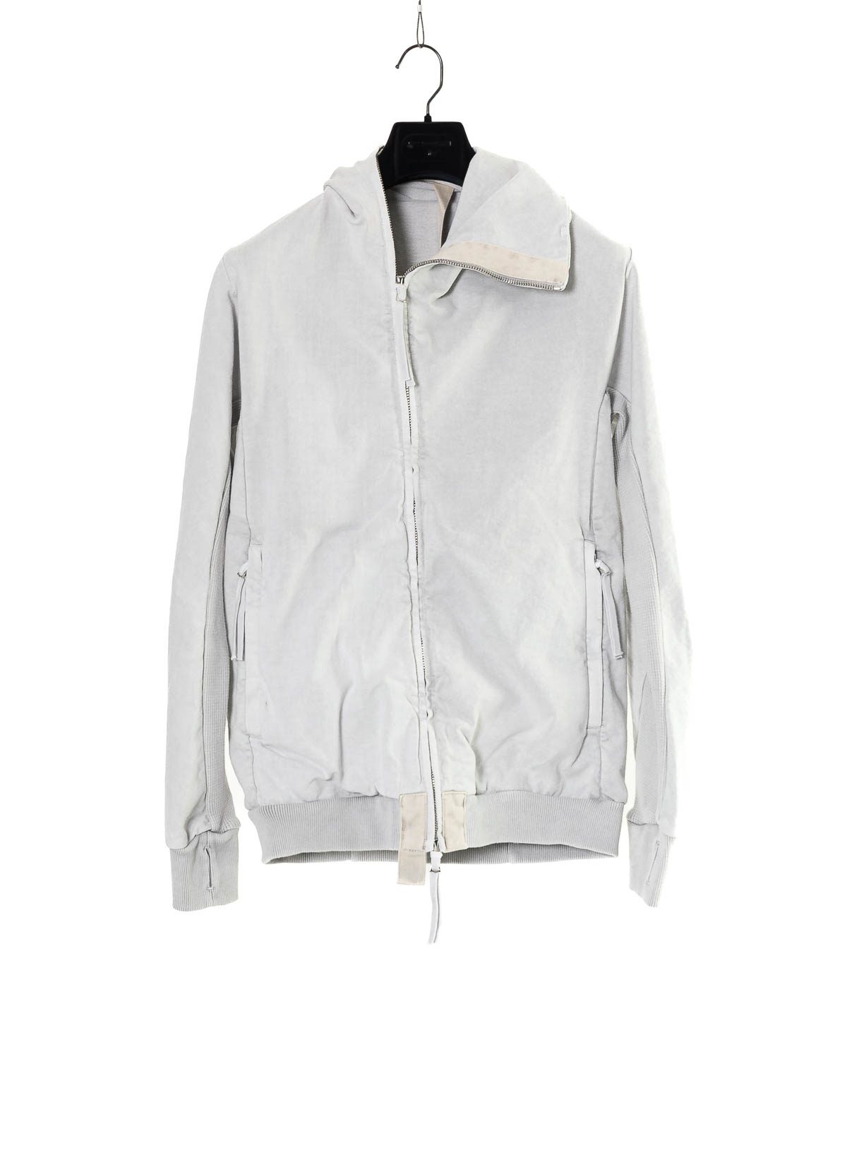 BORIS BIDJAN SABERI ZIPPER2.1, light grey, cotton (FTO00002 + F0406C)