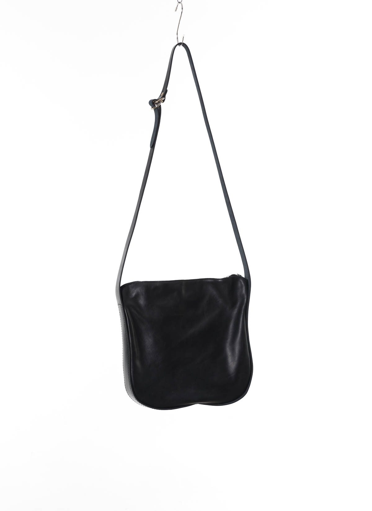 hide-m  GUIDI Q10M Shoulder Bag, black horse leather