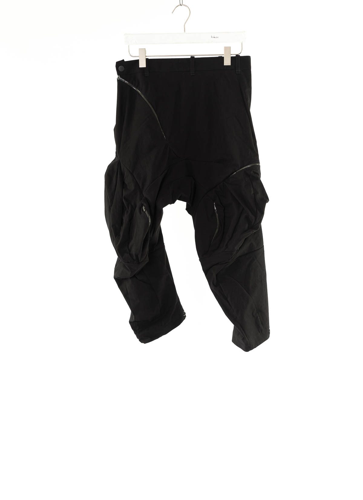LEON EMANUEL BLANCK Distortion 4/5 Muscle Pocket Pants, black