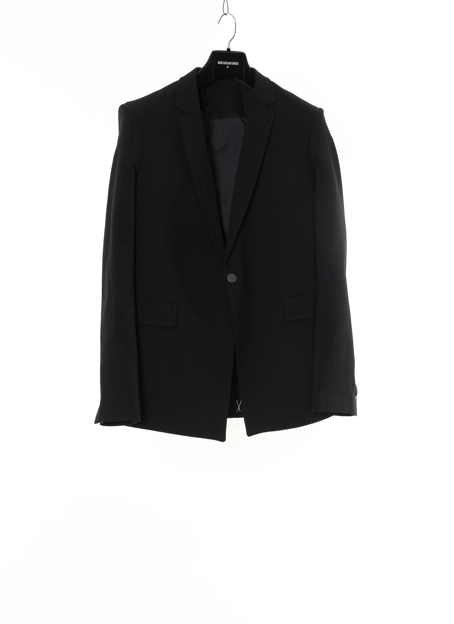 Boris Bidjan Saberi スーツ ジャケット S Boris Bidjan Saberi SUIT4 Two Buttons Asymmetrical Notch