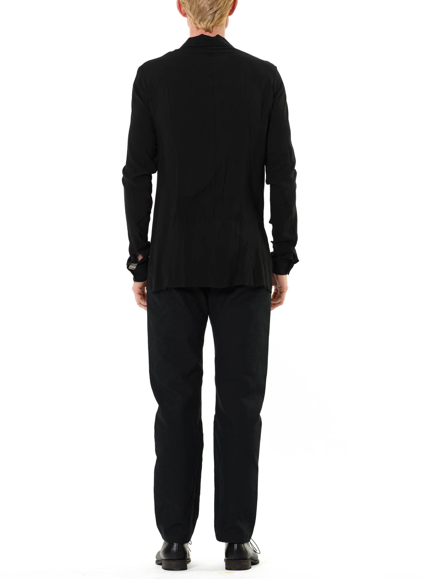 M.A+ by M. Amadei Fitted Shirt H102, black, vi-bamboo