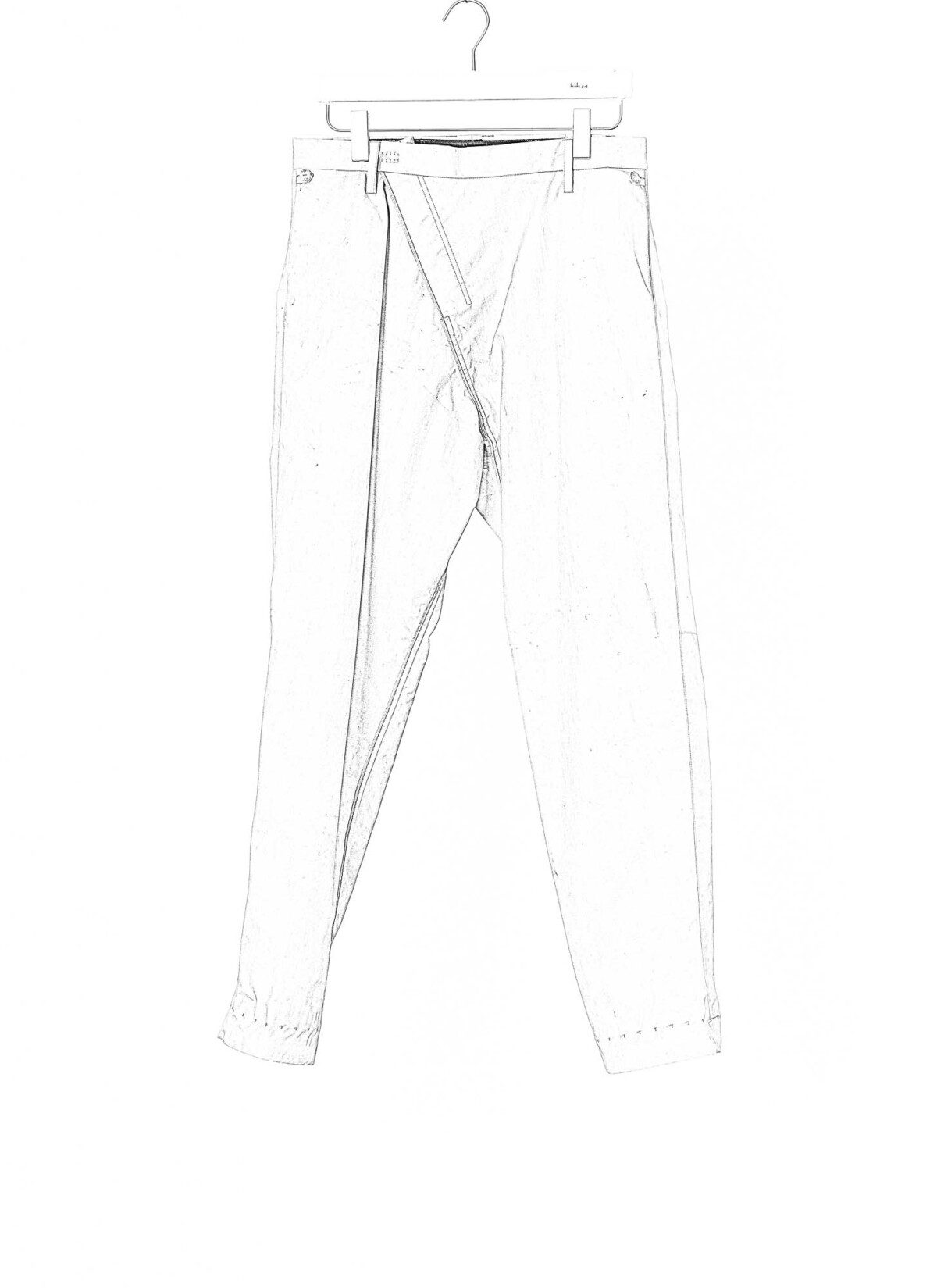TAICHI MURAKAMI L-P L/C Pants Origami, dusty white, 3 layer nylon waterproof