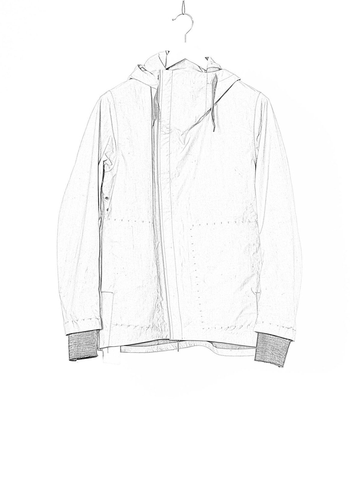 TAICHI MURAKAMI Mountain Parka Origami Sleeve, dusty white, 3