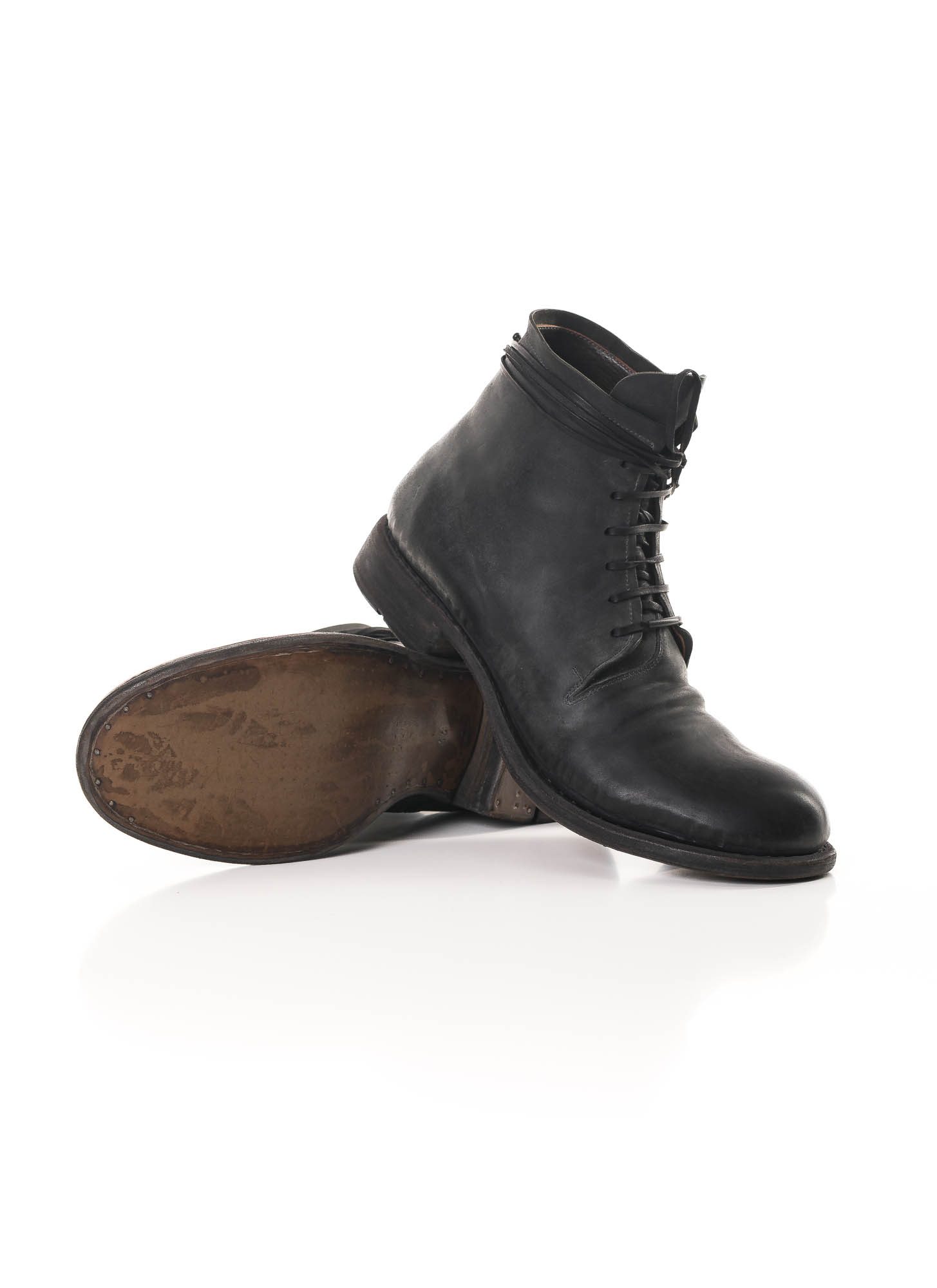 LAYER-0 Ankle Boot 2.5 H14 - Limited Hand Made Goodyear, black, horse cordovan fg leather LAYER-0 Ankle Boot 2.5 H14 - Limited Hand Made Goodyear, black, horse cordovan fg leather