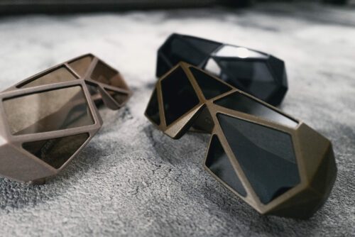 Leon Emanuel Blanck Nylon Polygon Sunglasses - Futuristic Avant Garde Eyewear