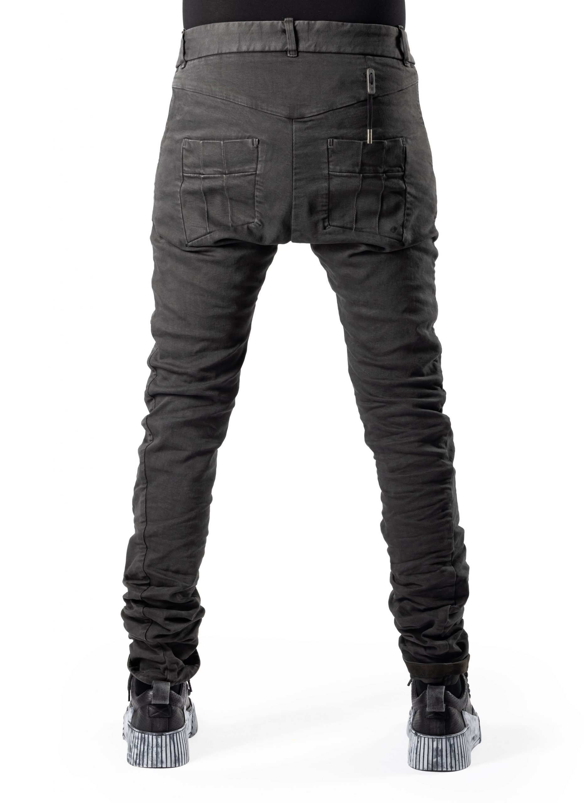 BORIS BIDJAN SABERI P13TF, dark punk grey, 98% CO / 2% PU (F1603K)