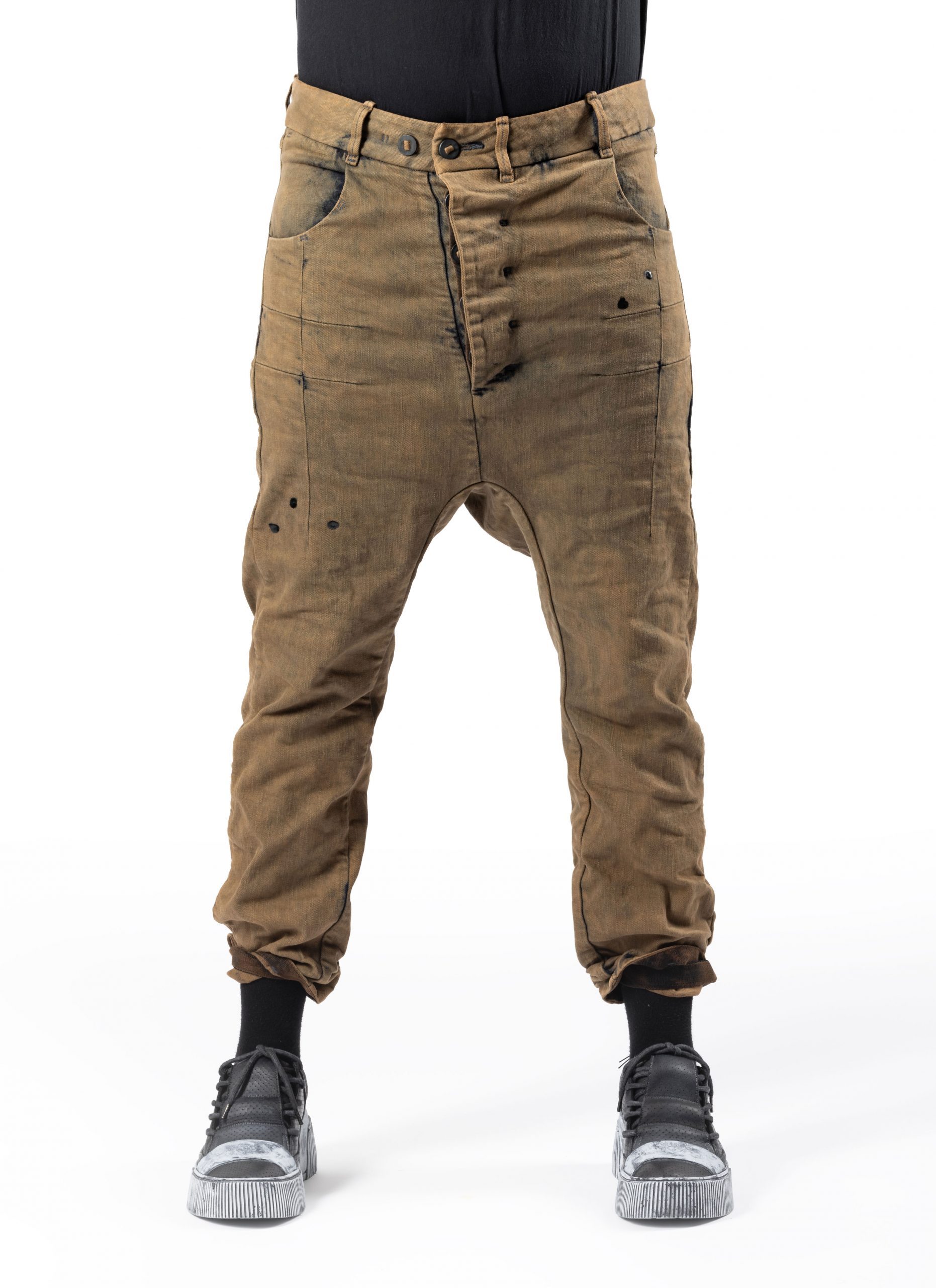 hide-m | BORIS BIDJAN SABERI pants P15.1 BF, dark punk grey