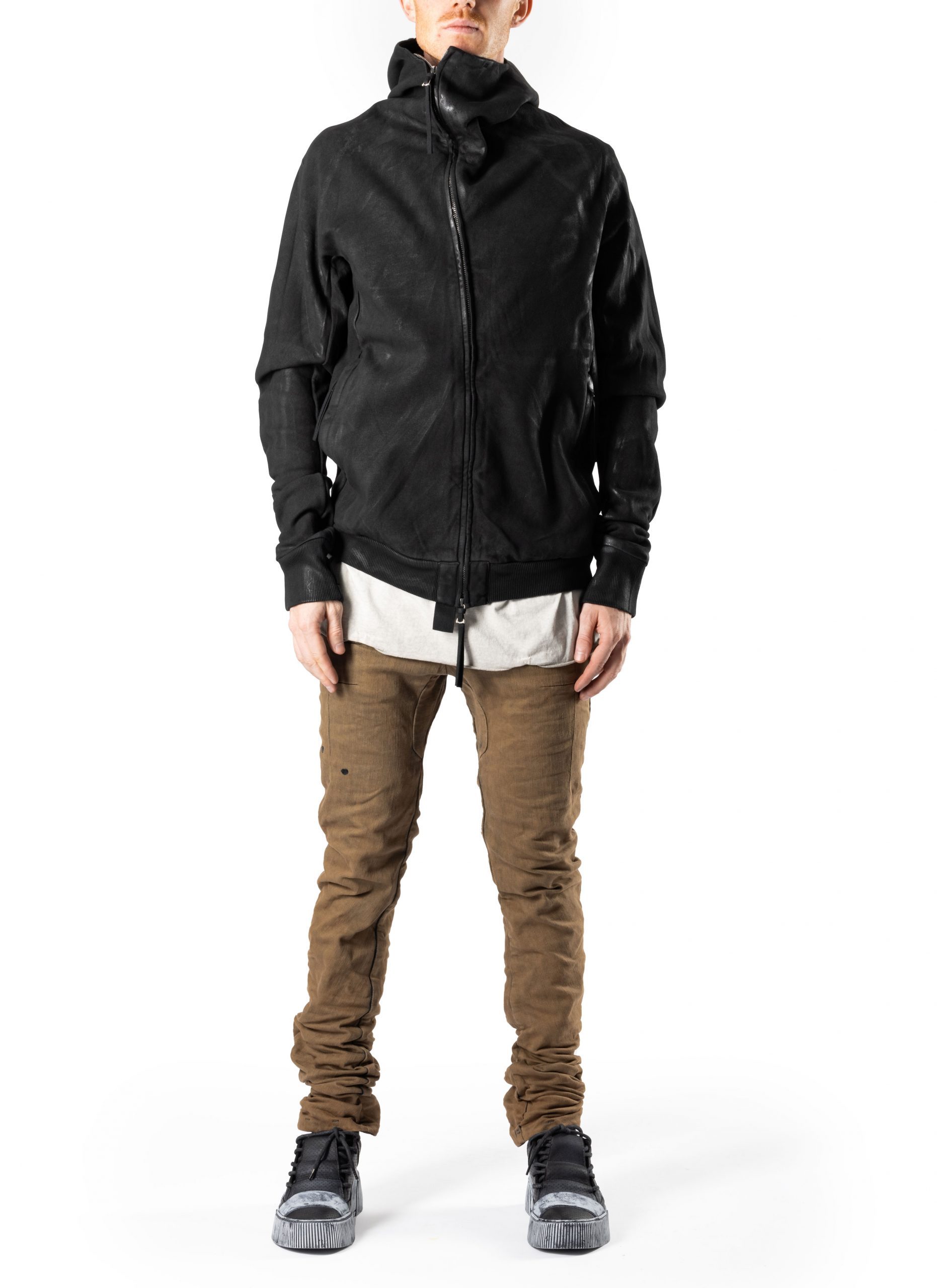 BORIS BIDJAN SABERI ZIPPER2.1, black, cotton (F092) BORIS BIDJAN SABERI ZIPPER2.1, black, cotton (F092)