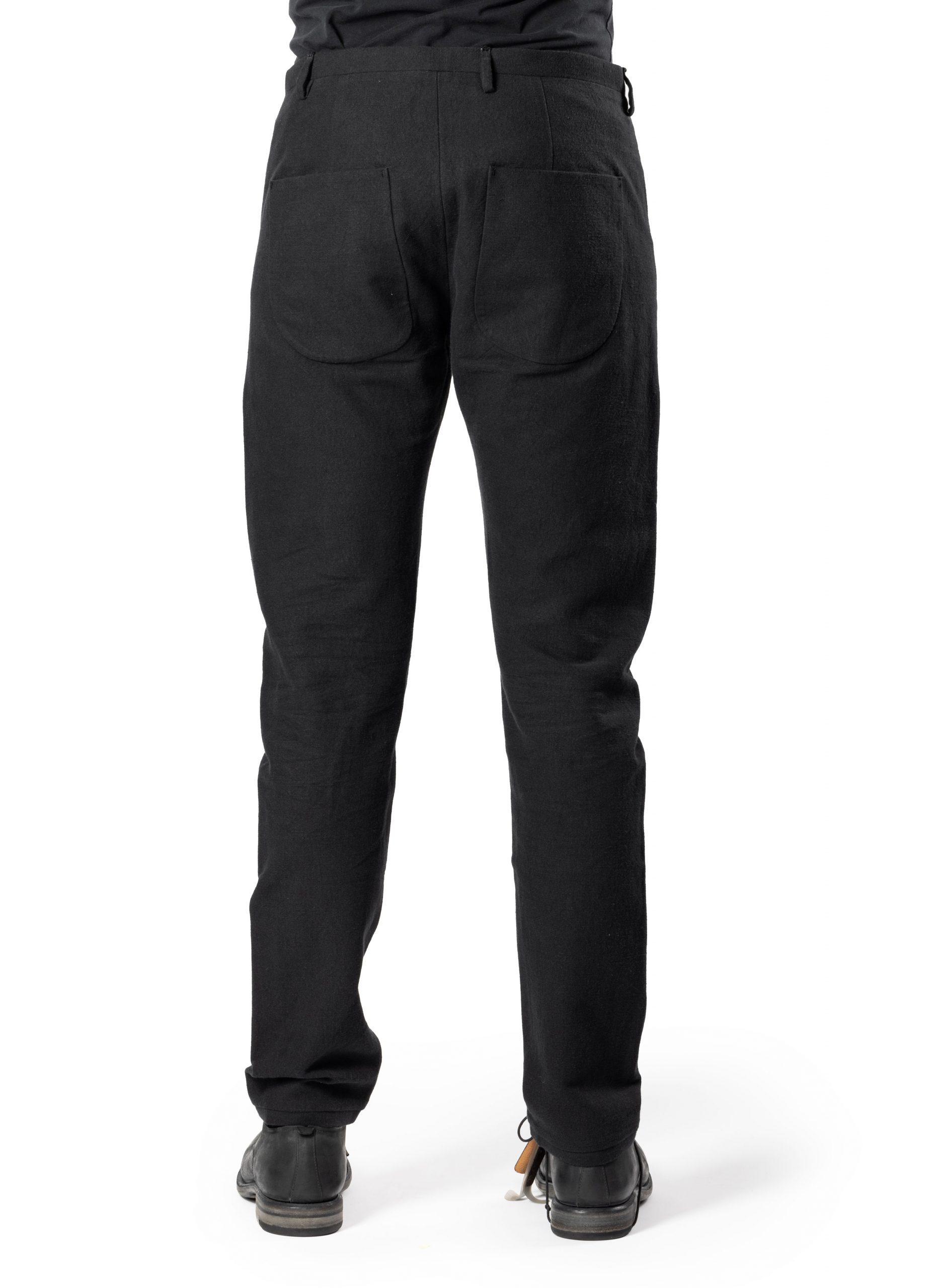 LABEL UNDER CONSTRUCTION One Cut Hybrid Jeans, black, cotton