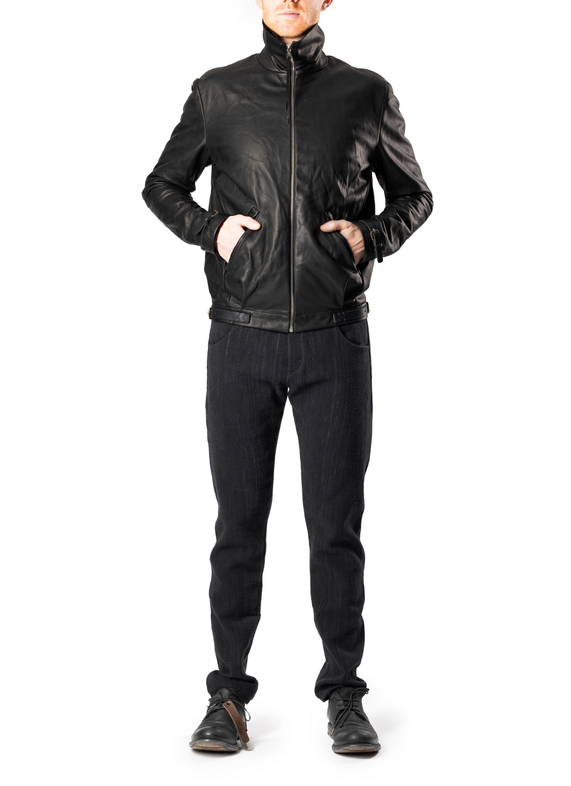 m.a+ Cow Leather Aviator Jacket 2014SS