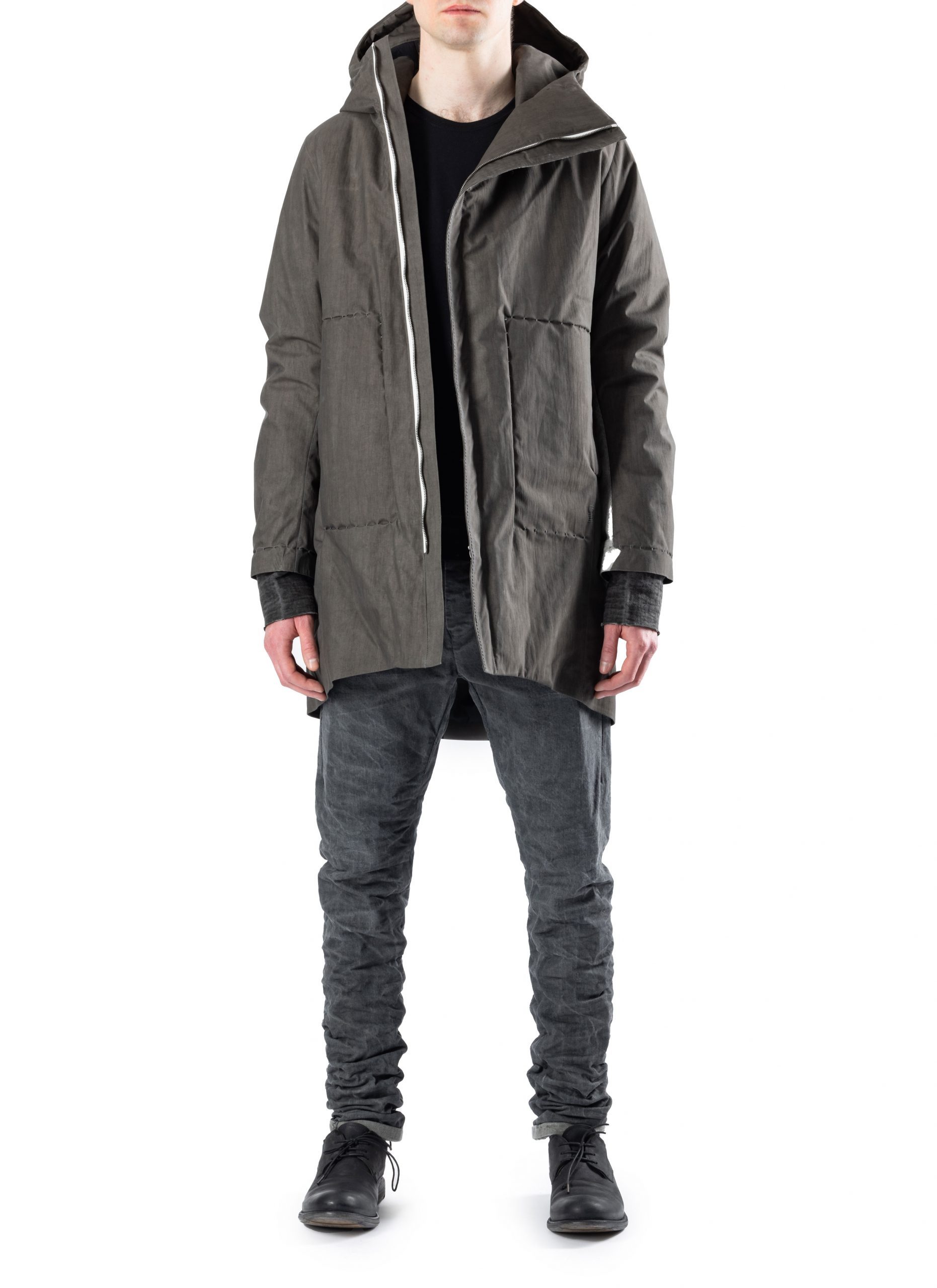 トップス YUGAMI SLEEVE PARKA Pigeon print YUGAMI SLEEVE PARKA Pigeon print