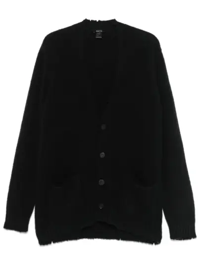 Avant Toi brushed cardigan - Black