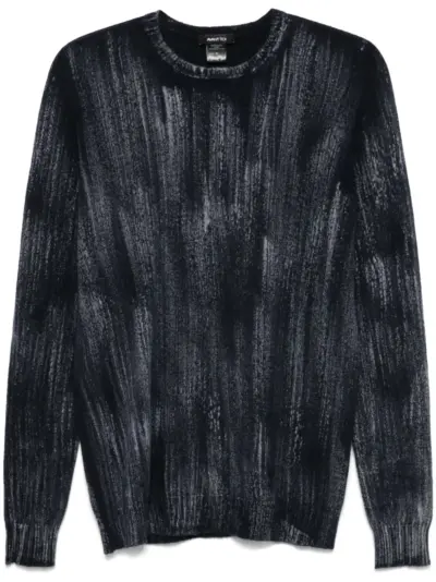 Avant Toi intarsia-knit sweater - Blue