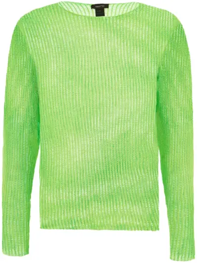 Avant Toi linen sweater - Green