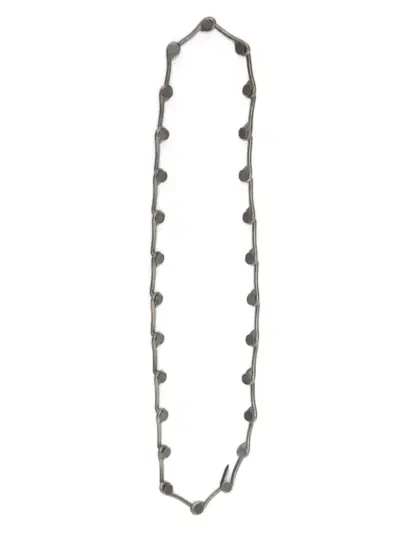 Guidi hook-chain necklace - Silver