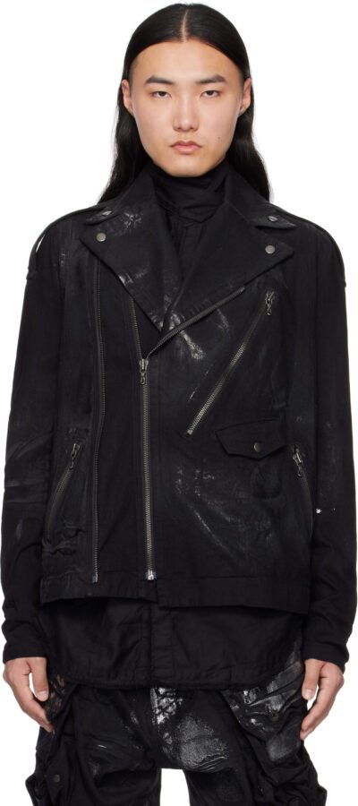 Julius Black Ana-Moto JD Biker Denim Jacket
