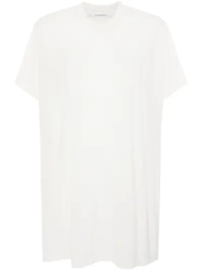 Julius fine-knit cotton T-shirt - White