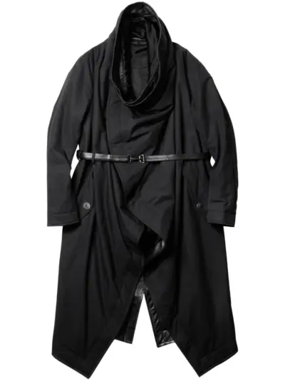 Julius padded wrap coat - Black