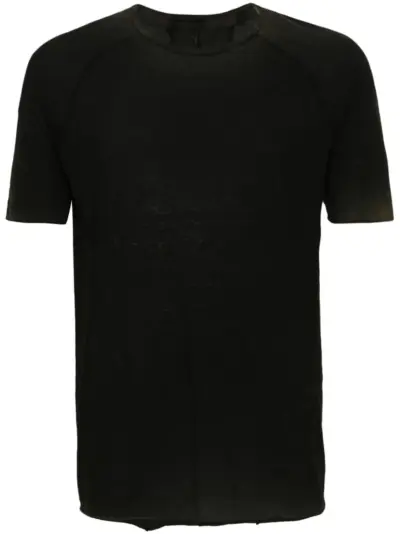 Masnada bleach-effect T-shirt - Black
