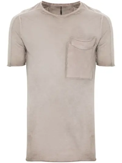 Masnada distressed cotton T-shirt - Grey