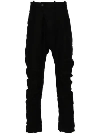 Masnada distressed-effect trousers - Black
