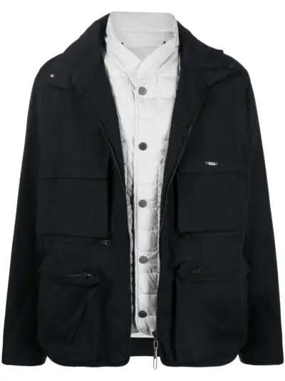 032c zip-up utility jacket - Black