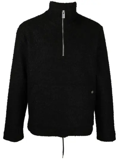 1017 ALYX 9SM Elevated half-zip sweater - Black