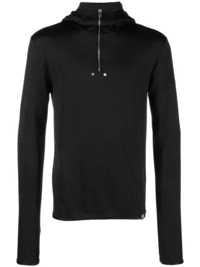1017 ALYX 9SM half-zip long-sleeved sweatshirt - Black