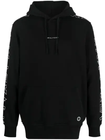 1017 ALYX 9SM logo-print hoodie - Black
