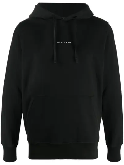 1017 ALYX 9SM sphere logo printed hoodie - Black