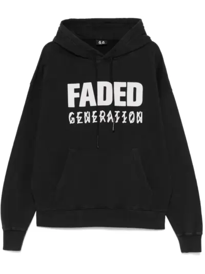 44 LABEL GROUP Faded Gen hoodie - Black