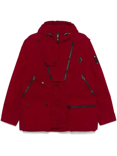 A-COLD-WALL* logo-plaque jacket - Red
