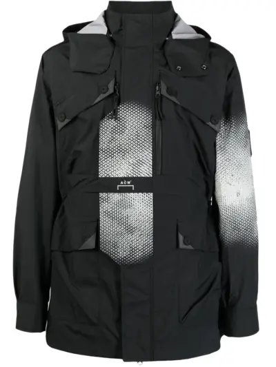 A-COLD-WALL* printed-panel jacket - Black