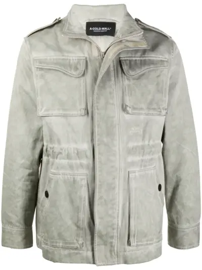 A-COLD-WALL* single-breasted utility jacket - Grey