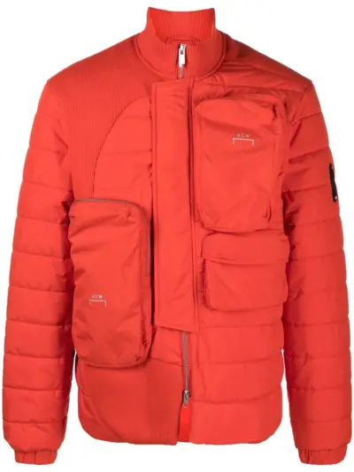 A-COLD-WALL* zip-pocket padded jacket - Orange