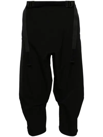 ACRONYM low-rise cropped trousers - Black